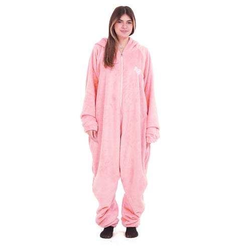 Snuggs Blanket Onesie Rose
